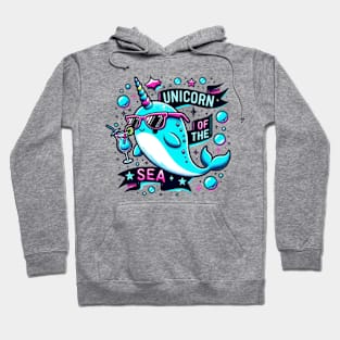 Funny Narwhal Unicorn of the Seas Hoodie